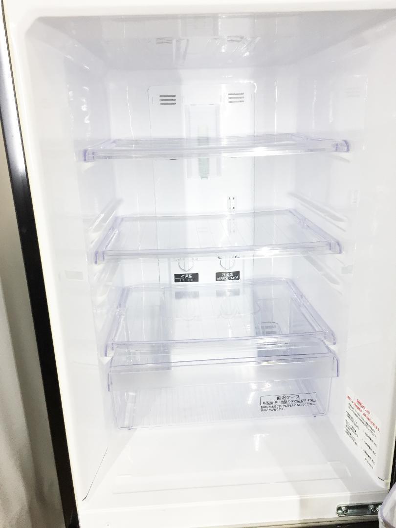 ンジも 送料無料 ラウンドカット 2ドア冷蔵庫 MR-P15W 8hfNH-m28419128520 中古 三菱 146L ・スマホ・