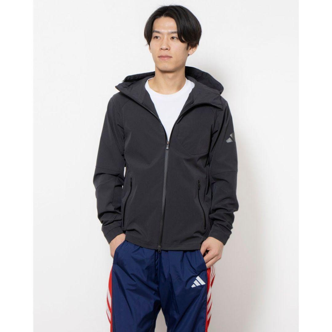 adidas 2025春夏限定モデル ジャケット × ロングパンツ上下セット adidas 2025春夏限定モデルプレミアムストレッチウーブン上下