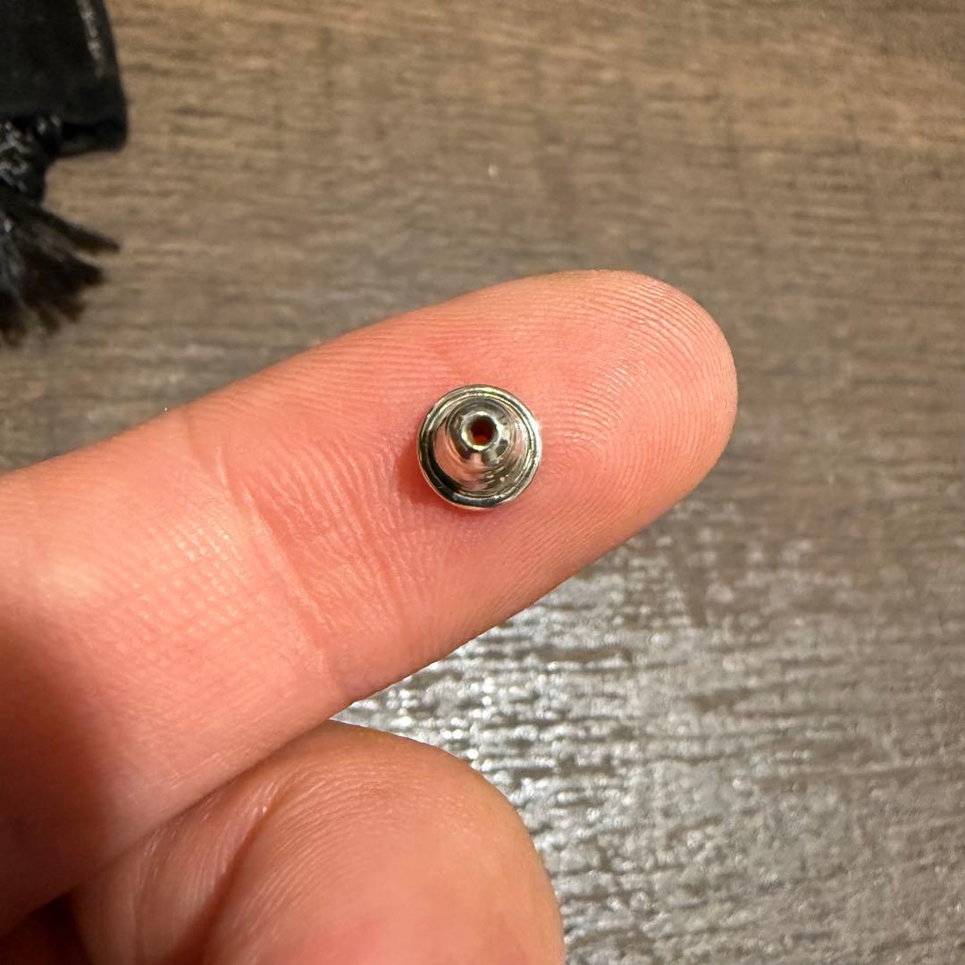 クロームハーツ　クロスボール　ダイヤ　ピアス