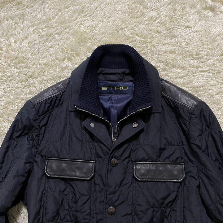 ETRO エトロ リバーシブル 総柄 キルティング ブルゾン