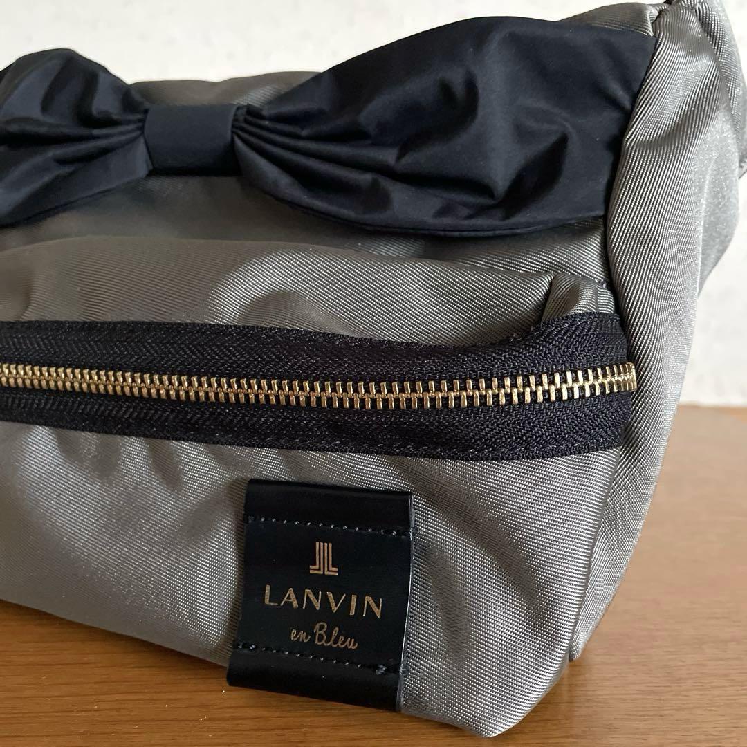 えりりん◆LANVIN en Bleu◆日本製「トロカデロ」ボディバッグ