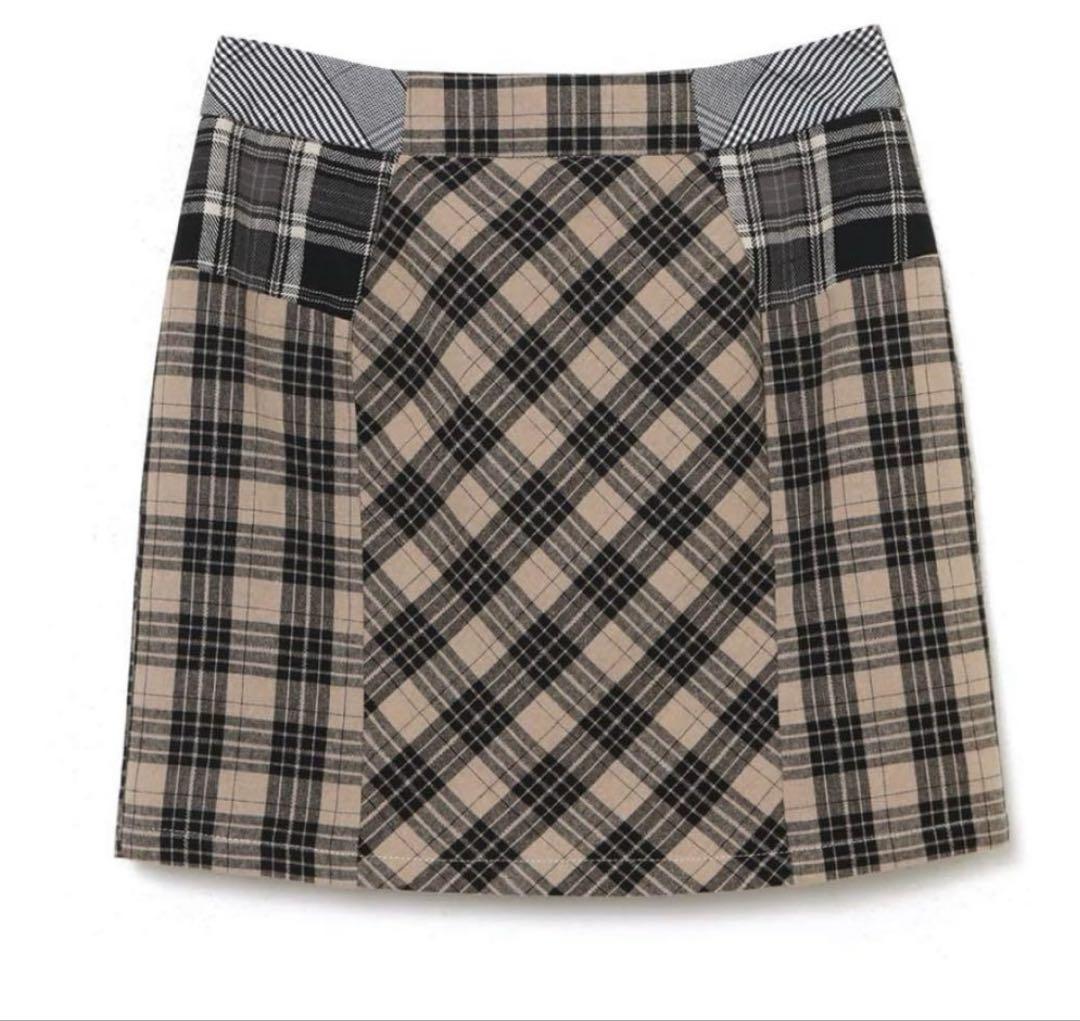 【値下げ中】andmary Anna check skirt