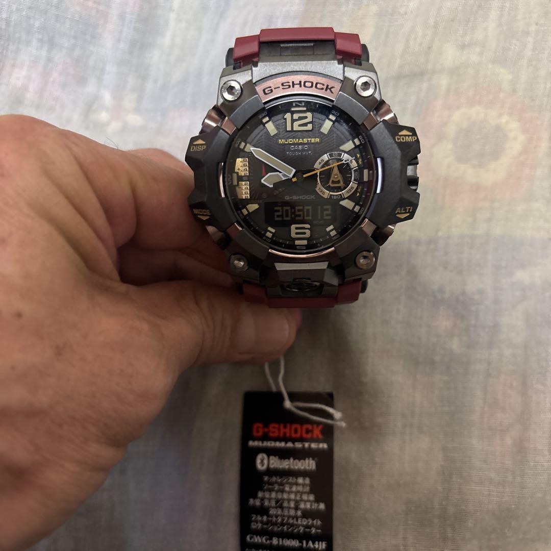 新品！カシオ　マッドマスター GWG-B1000-1A4JF ワインレッド