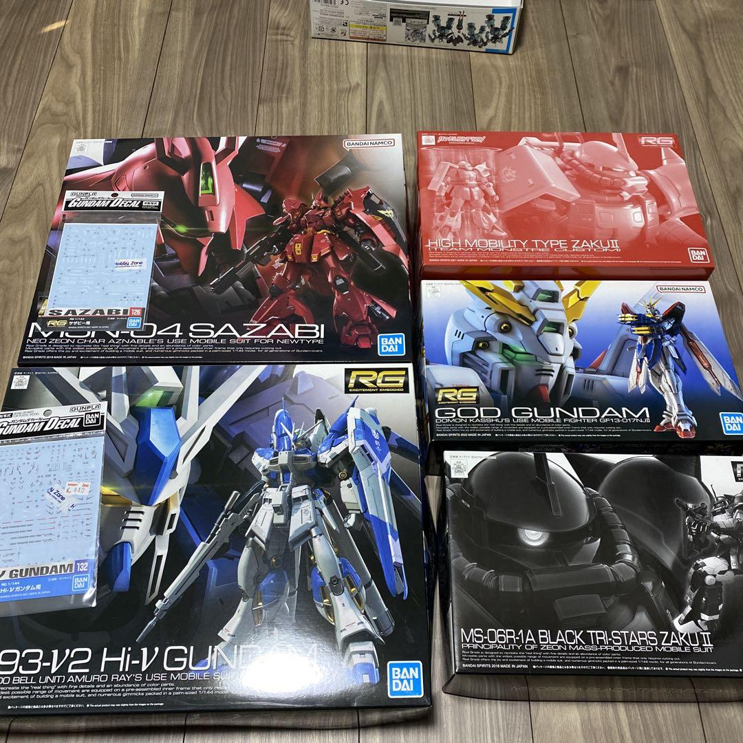 ガンプラRG まとめ サザビー Hi νガンダム ザク