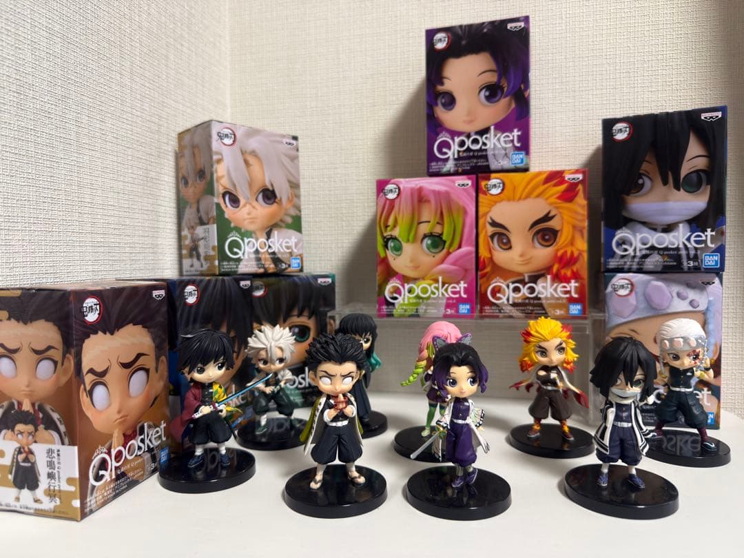 鬼滅の刃 Qposket petit フィギュアセット 柱9体 - メルカリ