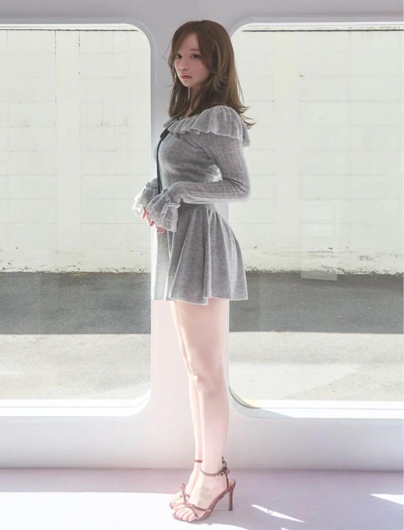 ワンピース ANDMARY Hana knit mini dress
