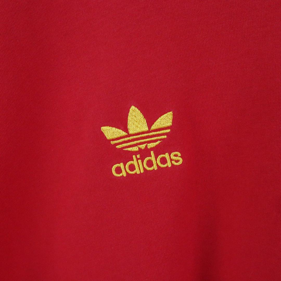 古着 90年代 アディダス adidas スペイン代表 Vネック サッカー