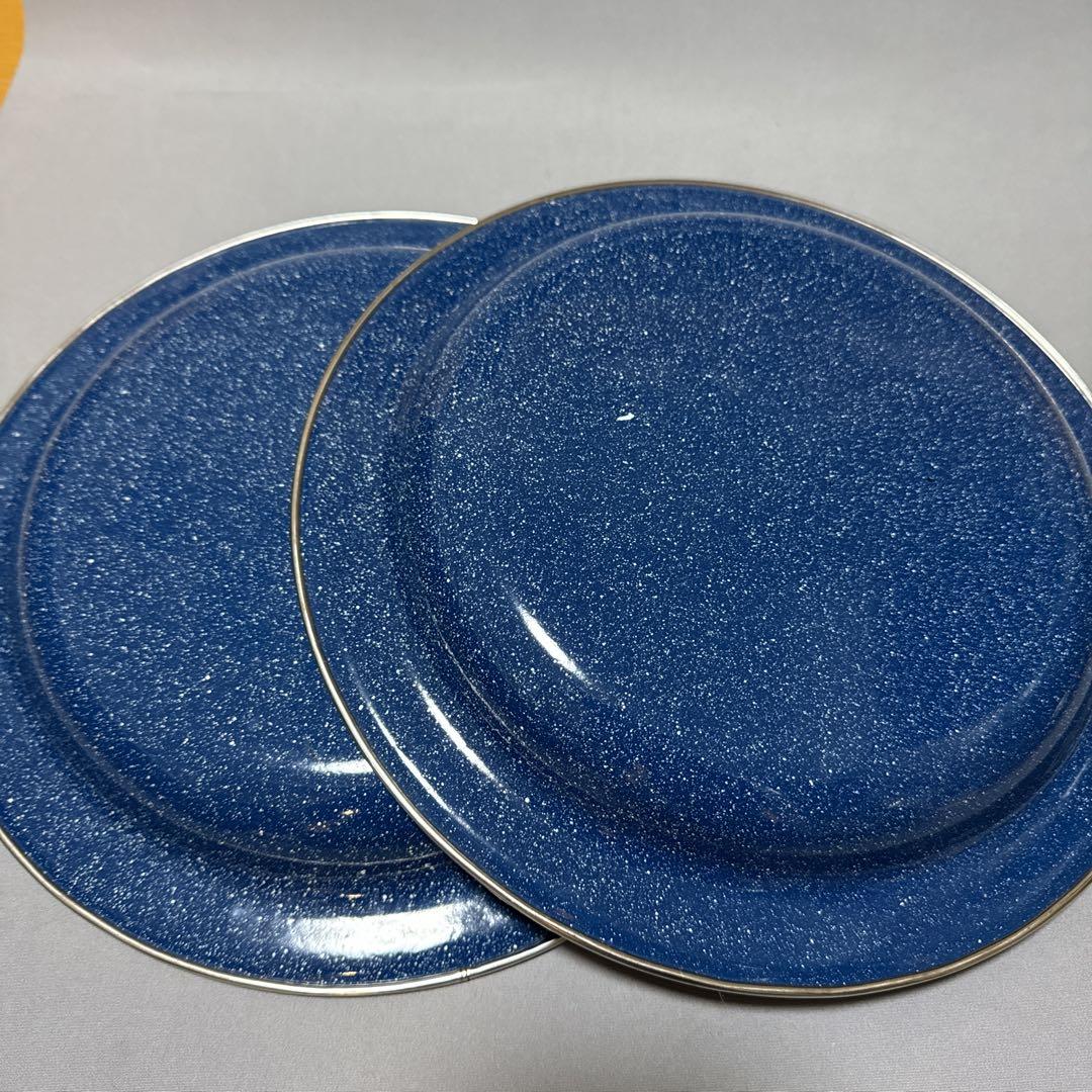 Coleman コールマン ホーロー食器セット（中古）