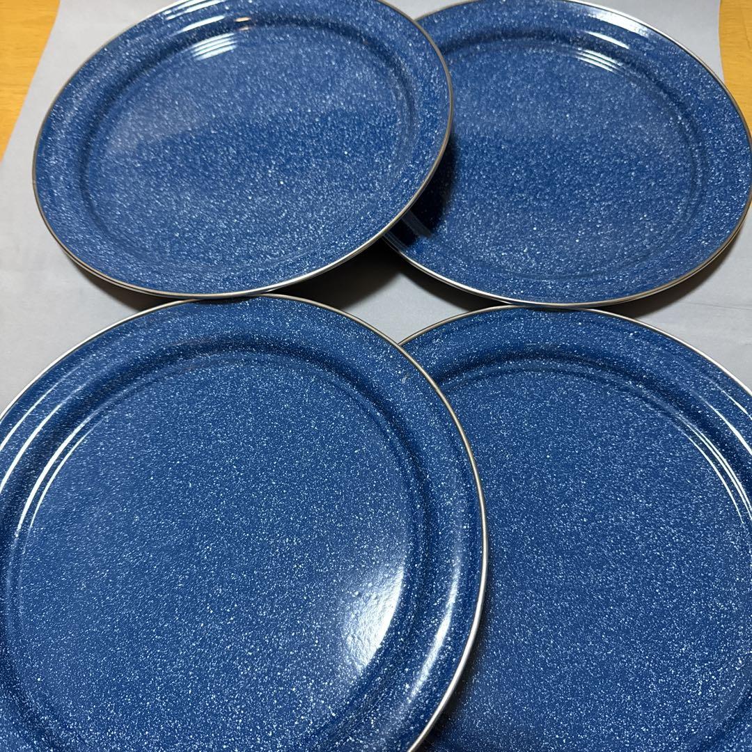 Coleman コールマン ホーロー食器セット（中古）