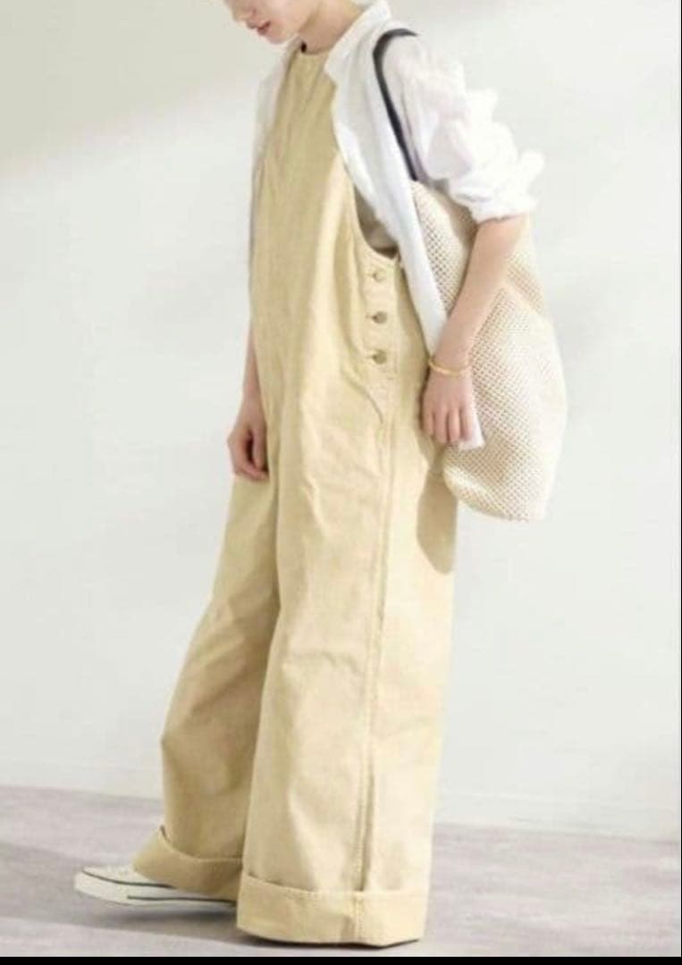 美品FRAMeWORKフレームワークのケミカルウォッシュアメスリサロペット 美品FRAMeWORKフレームワークのケミカルウォッシュアメスリサロペット