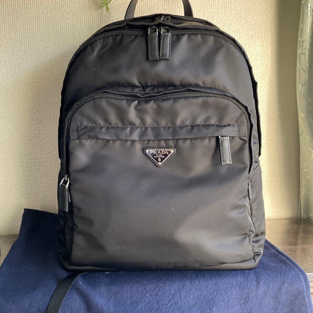 YT様専用 Re-Nylon xサフィアーノレザー バックパック YT様専用 Re-Nylon xサフィアーノレザー バックパック