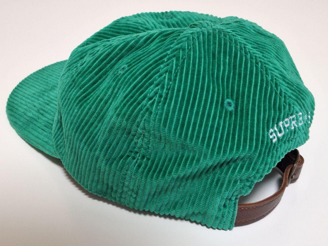 極美品　Supreme　Corduroy　S Logo　6-Panel　グリーン