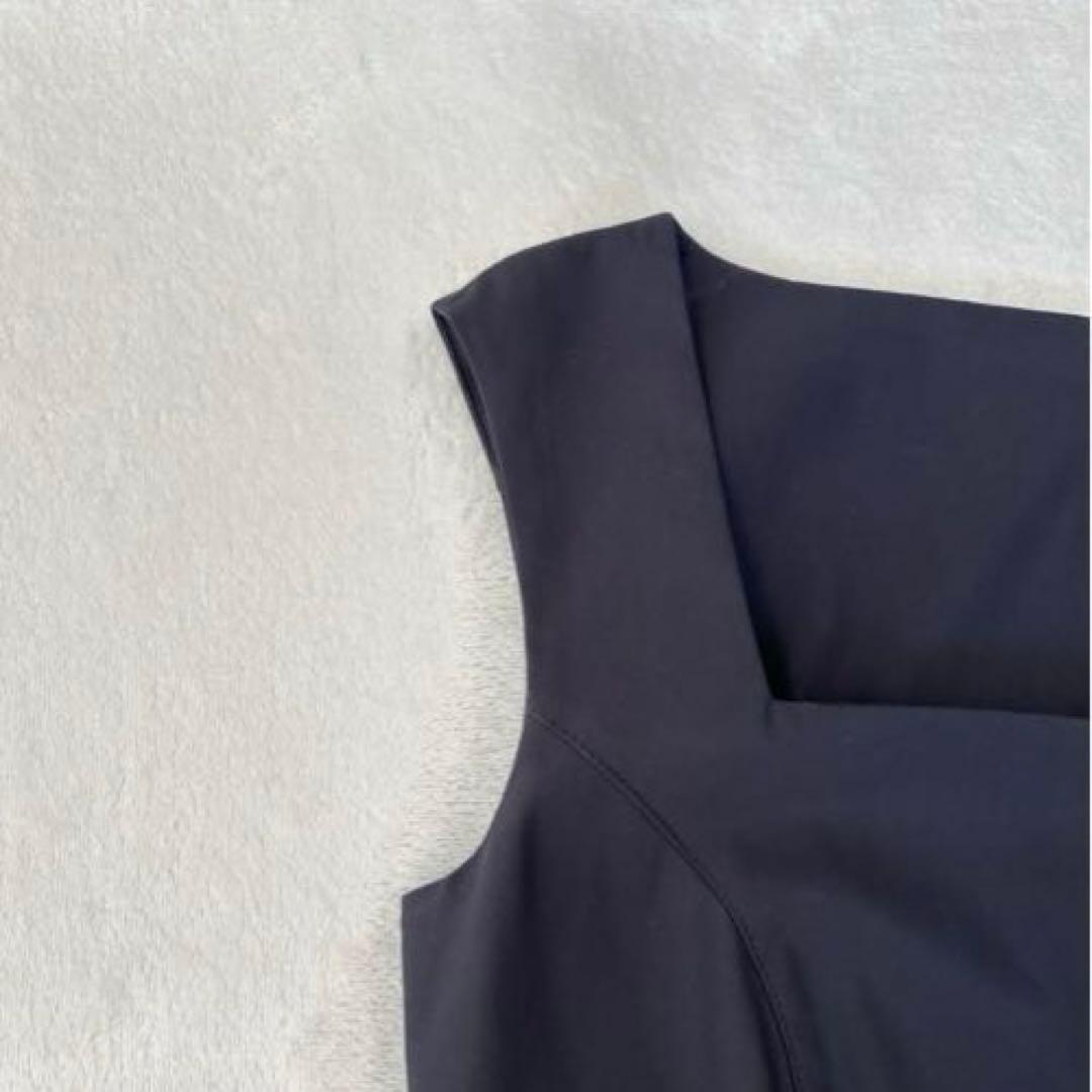 【美品】FOXEY NEW YORK ネイビー フレア ワンピース 38サイズ