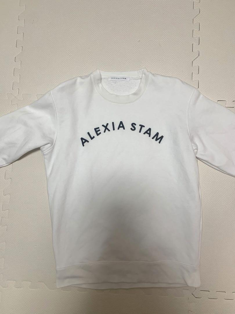 alexiastam トレーナー スウェット ホワイト - メルカリ