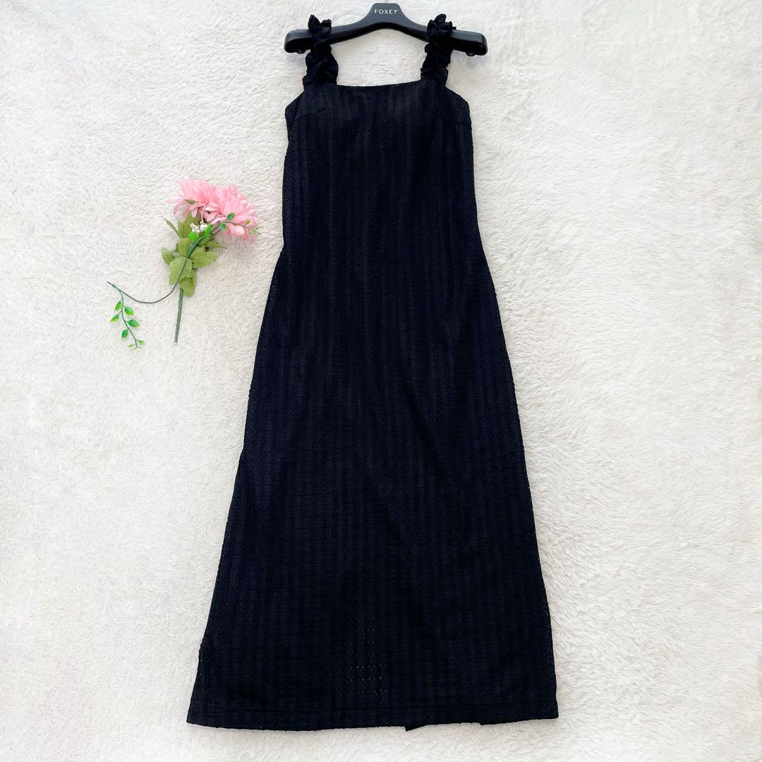 美品　AMERI FRILL SHOULDER CUT DRESS フリル