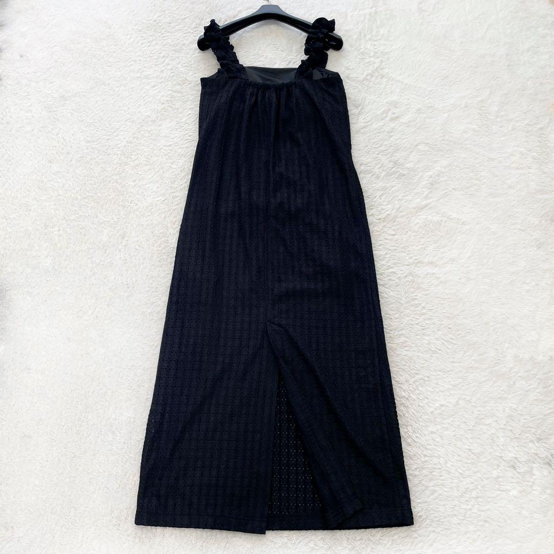 美品　AMERI FRILL SHOULDER CUT DRESS フリル