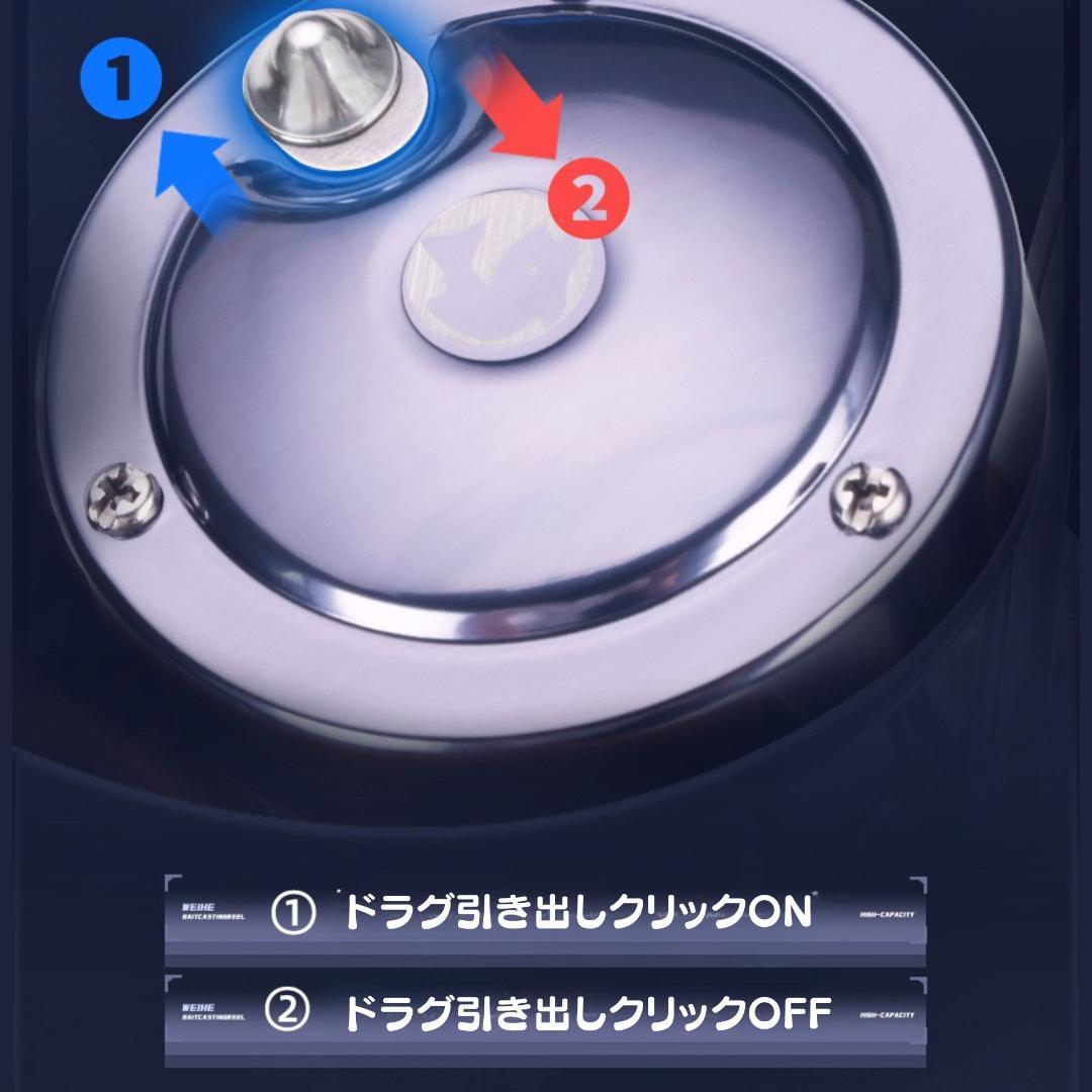 ★訳あり【送料無料】ベイトリール リール 両軸リール 釣り 右ハンドル
