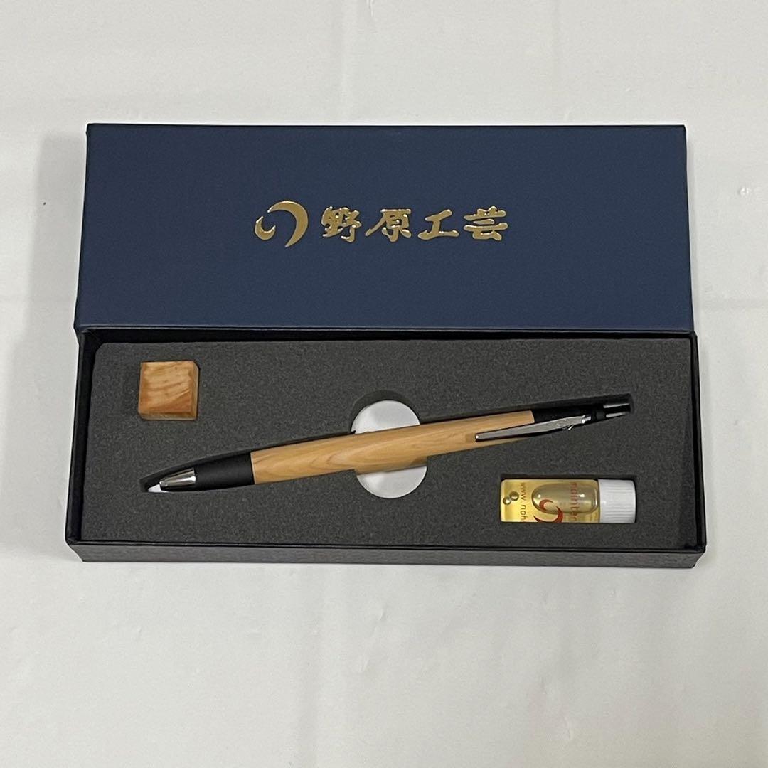 新品 木曽檜のボールペン スリム 野原工芸 ボールペン