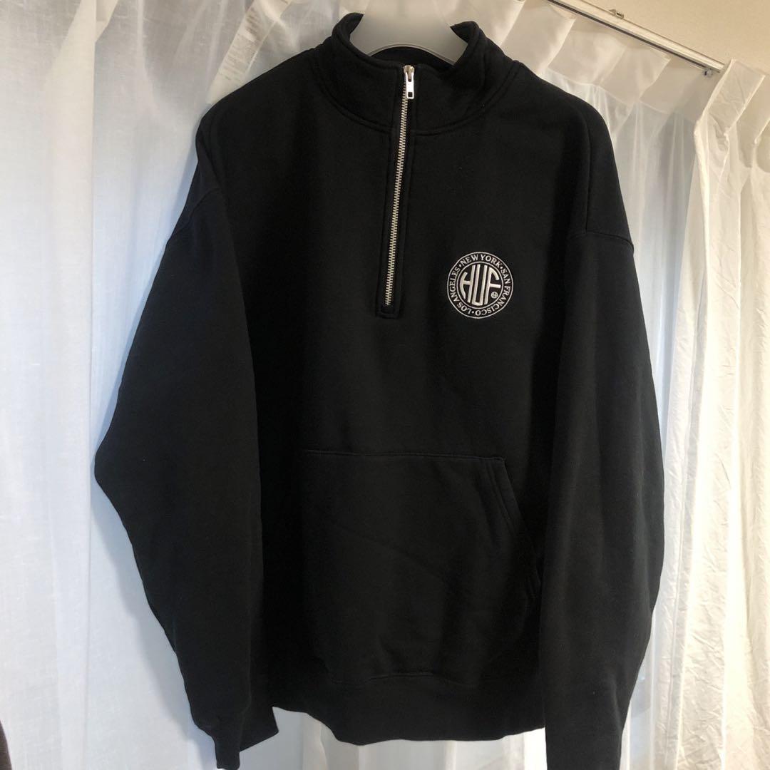 HUF ハフ ハーフ ジップ トレーナー スウェット パーカー