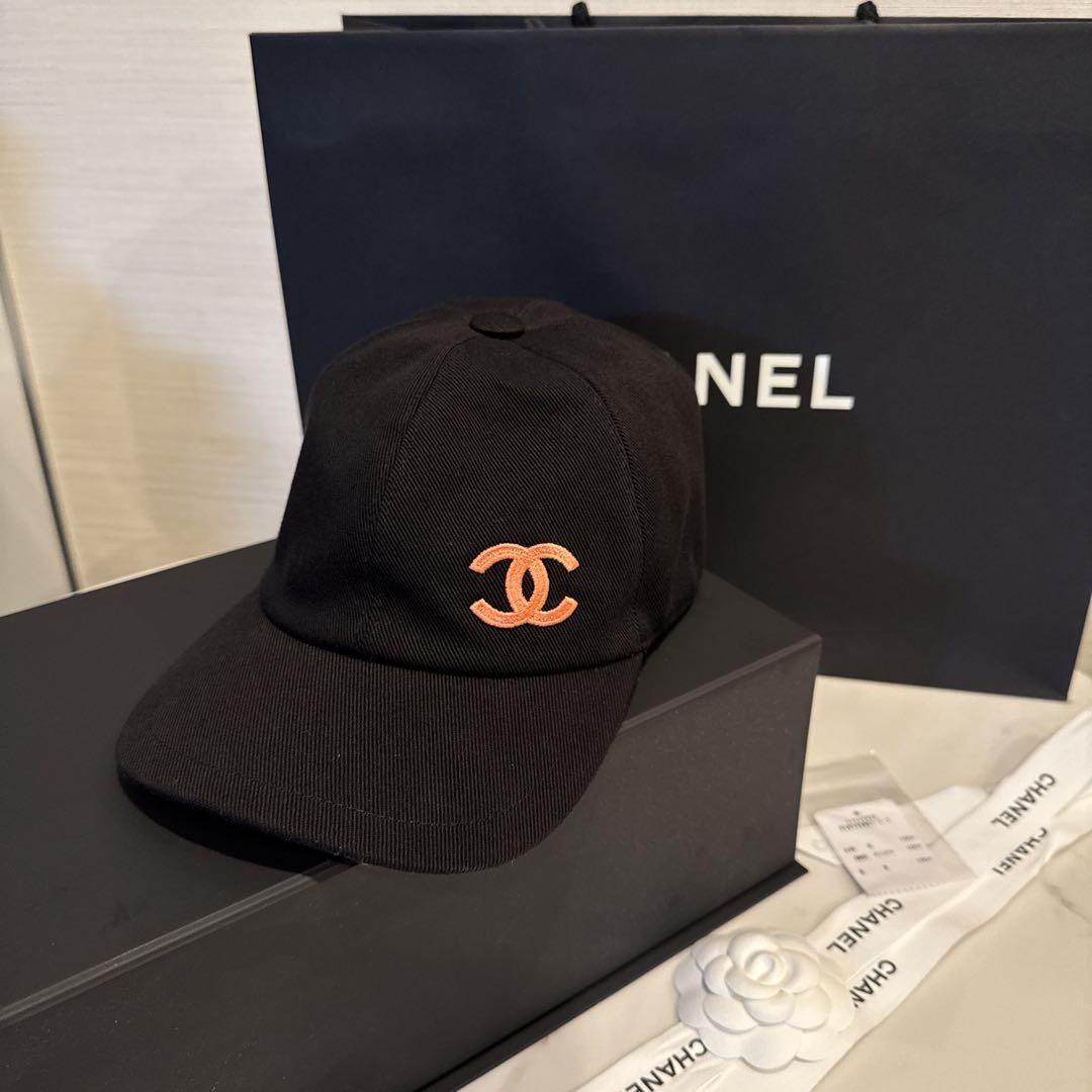 CHANEL - シャネル キャップ ピンク ココマーク 未使用 美品