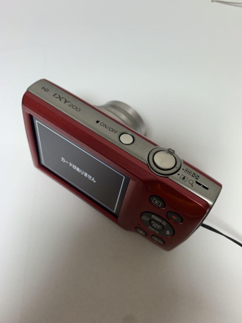 Canon IXY200 コンパクトデジタルカメラ レッド