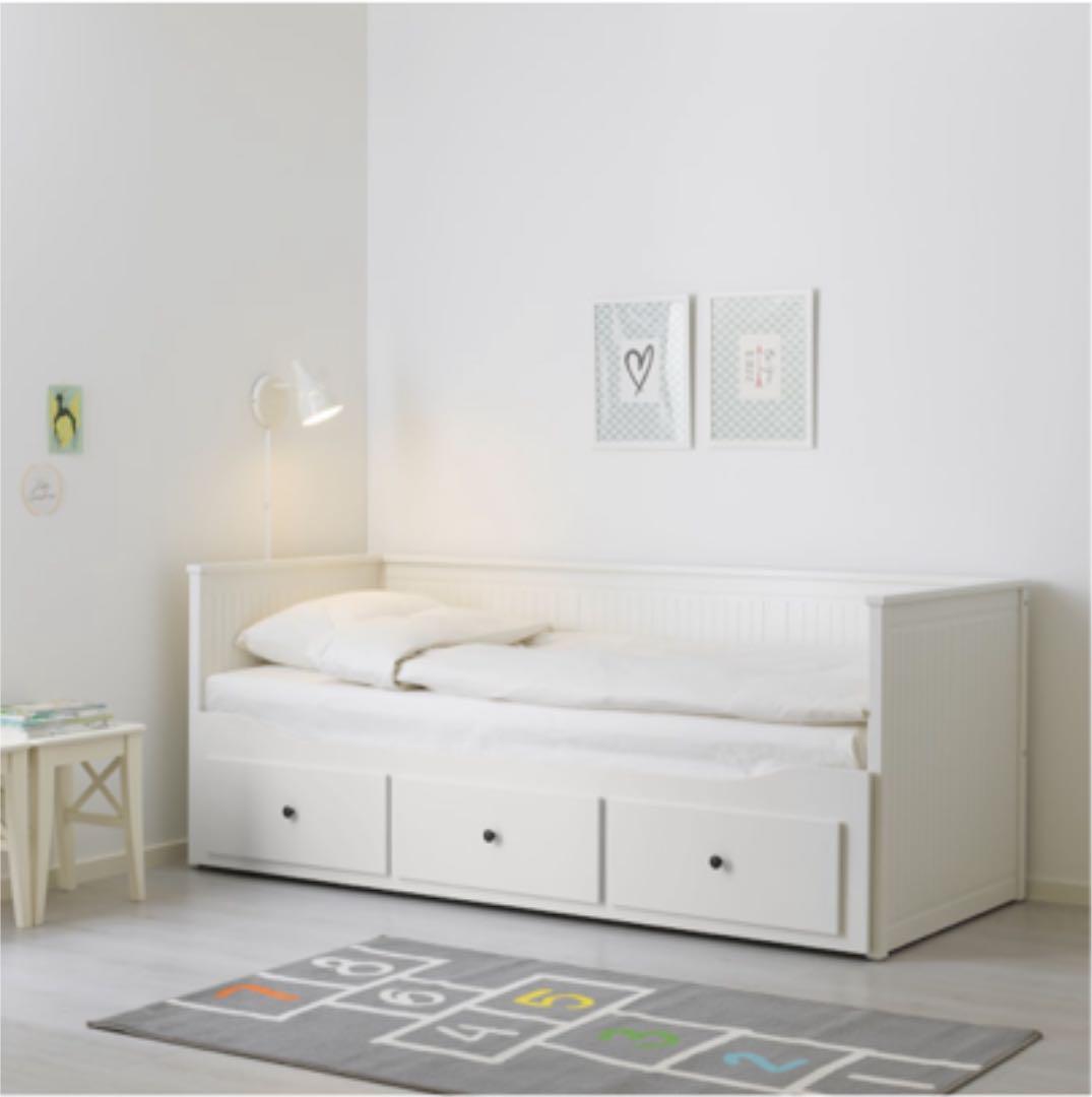 結婚祝い 女性に大人気 Ikea 配送組立込み ヘムネスデイベット Hemnes イケア 収納付き Alrc Asia