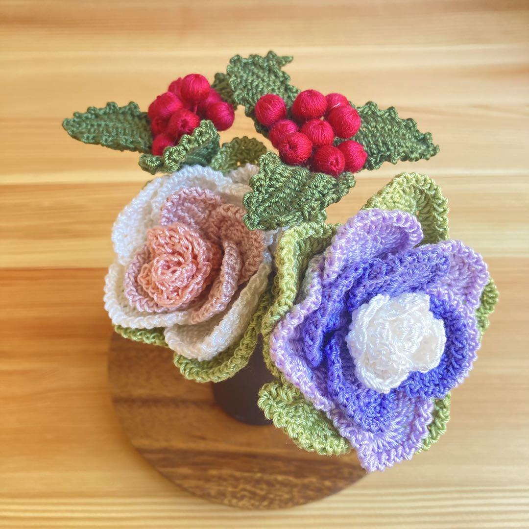 ✼ Kaorinページ ✼ お正月用のお花 葉牡丹 千両 レモン