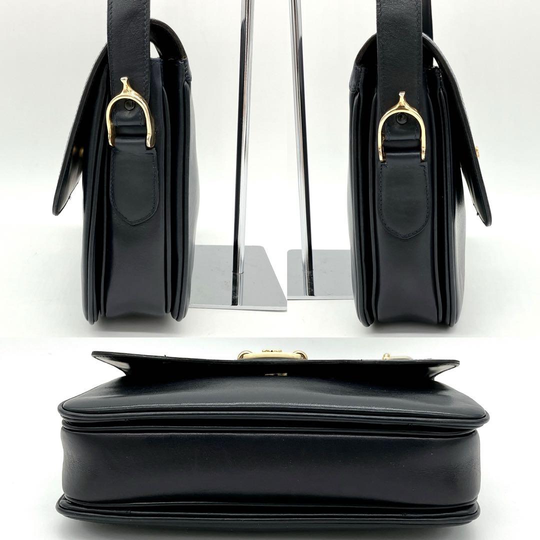 CELINE】ショルダーバッグ トリオンフ ゴールド金具 レザー