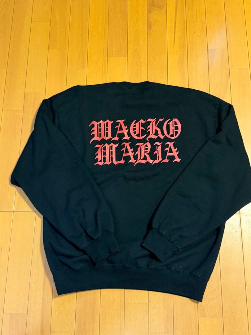 WACKO MARIA ワコマリア スウェット DEATH ROW 黒 XL WACKO MARIA ワコマリア スウェット DEATH ROW 黒 XL