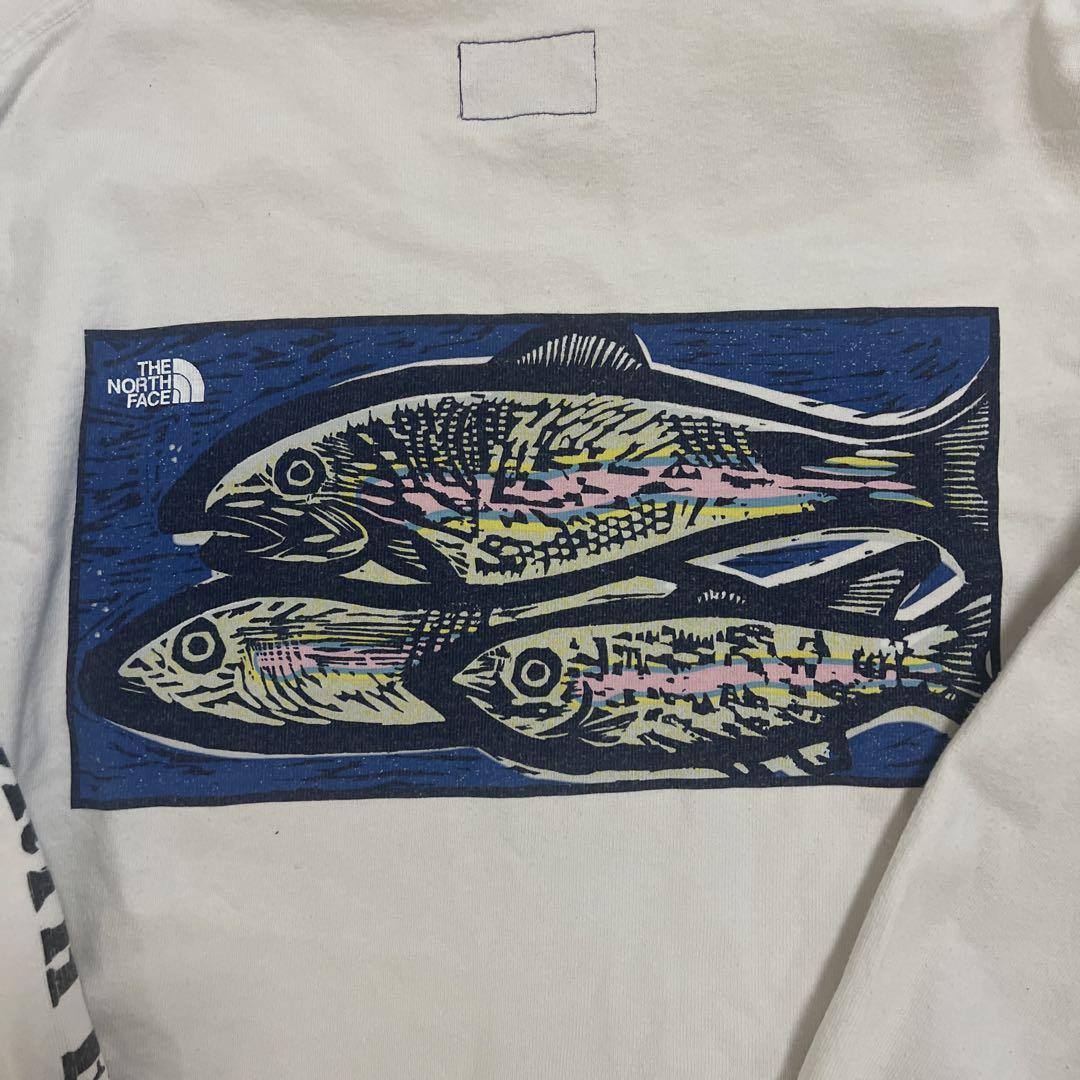 nanamica ×THE NORTH FACE 魚グラフィック Tシャツ