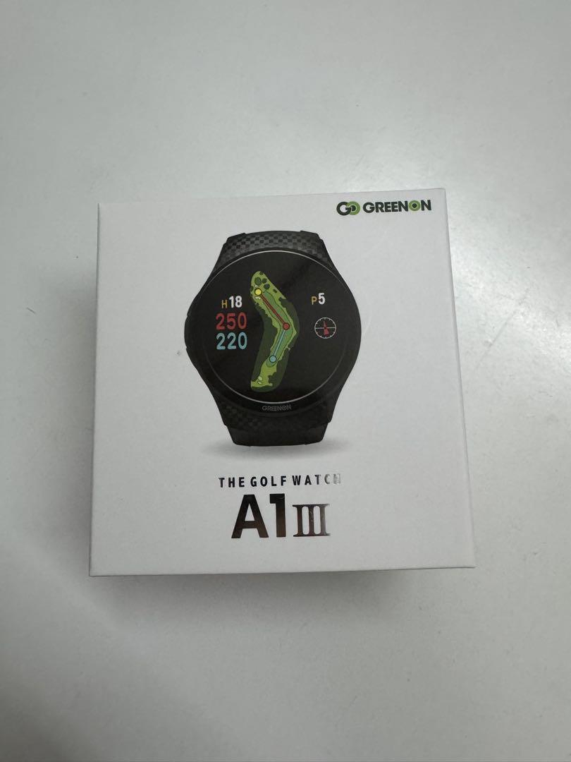 た*ん様 グリーンオン ザ・ゴルフウォッチA1III ゴルフGPSウォッチ 有機 GREENON GPS距離計 THE GOLF WATCH A1-III（ザ・ゴルフウォッチ