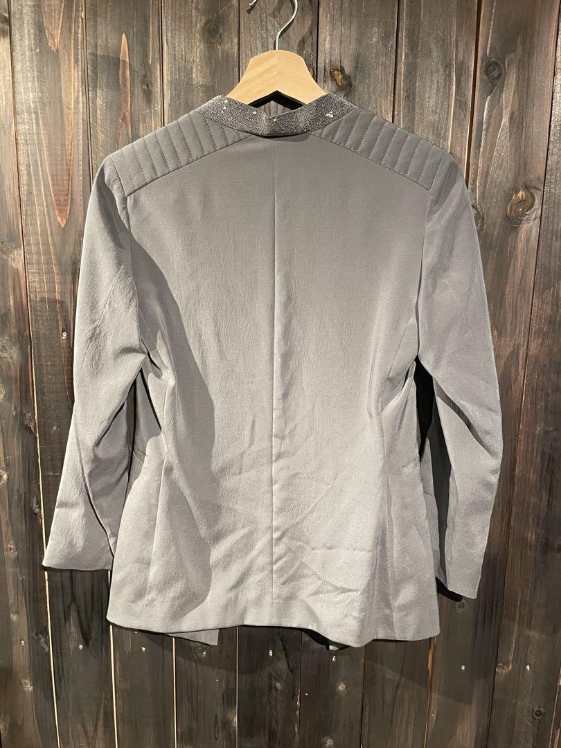 ブルネロクチネリ BRUNELLO CUCINELLI ノーカラー ジャケット