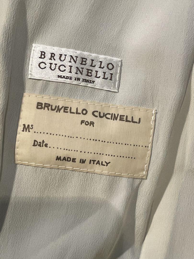 ブルネロクチネリ BRUNELLO CUCINELLI ノーカラー ジャケット
