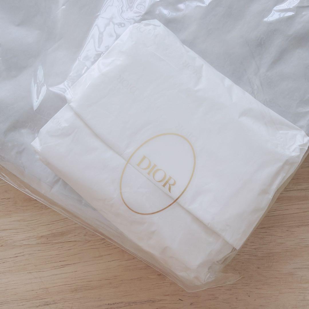 全国送料無料! 未開封 DIOR バースデーギフト プラチナ ノベルティ トートバッグChristian Dior