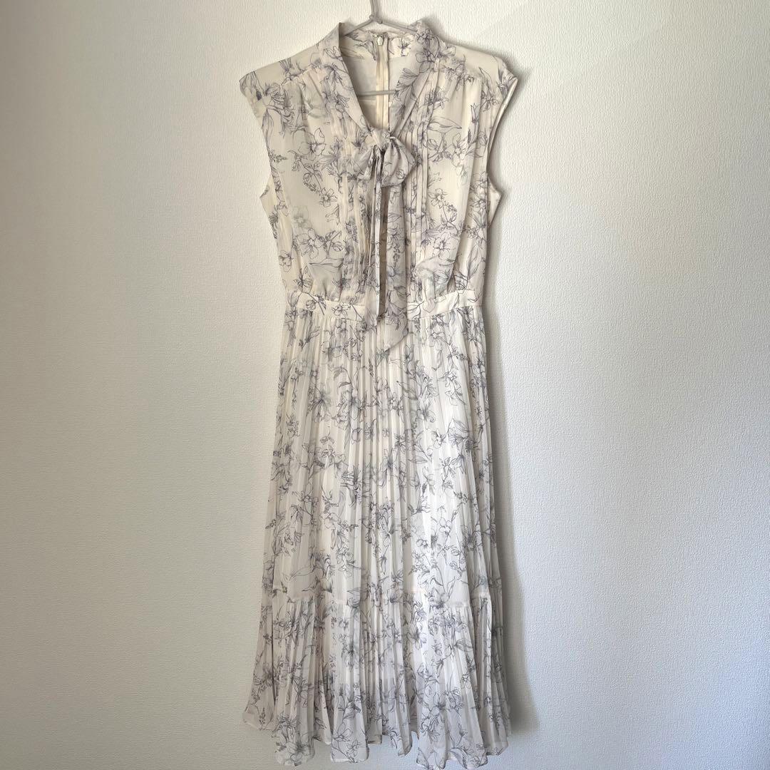 アルページュストーリー ジャスグリッティー 花柄 シャツ ワンピース プリーツ