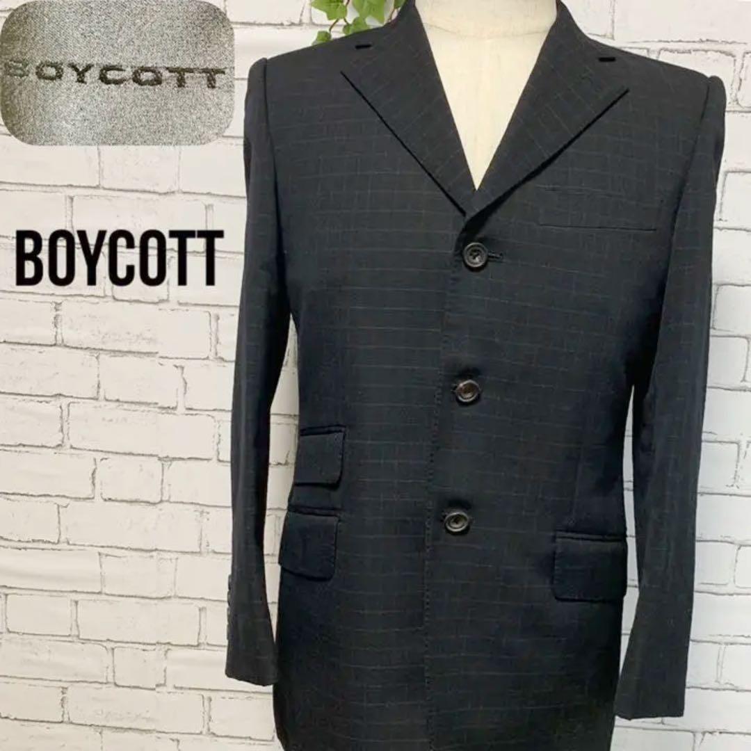 ボイコットBOYCOTT メンズテーラードジャケット きれいめ 半額品 ボイコットBOYCOTT メンズテーラードジャケット きれいめ 半額品