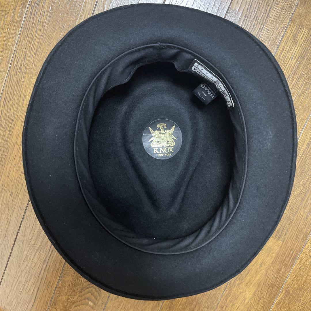 CA4LA × KNOX カシラ × ノックス 中折れハット59cm 帽子 CA4LA カシラ KNOX ノックス 別注 ウール ハット 中折れ 帽子
