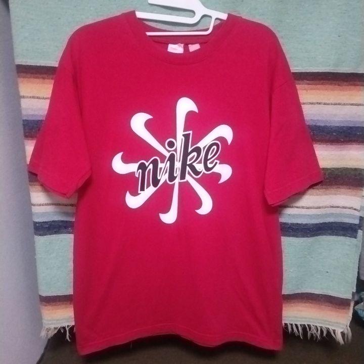 【ラッピング無料】 90s 風車・筆記体ナイキ+4連ゴツナイキ セット販売 Tシャツ トップス
