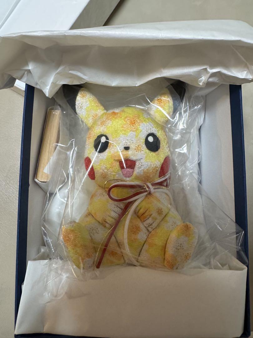 プレミア 新品 ピカチュウ 江戸木目込人形 真多呂人形 雛人形 ポケモン 貴重