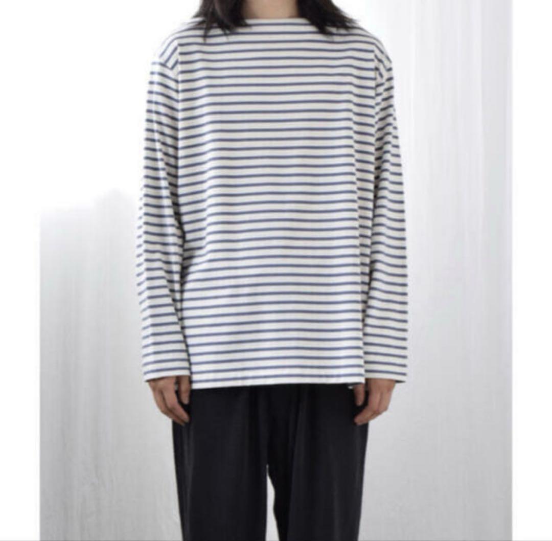 【美品】コモリ COMOLI ボーダーボートネック サイズ:2