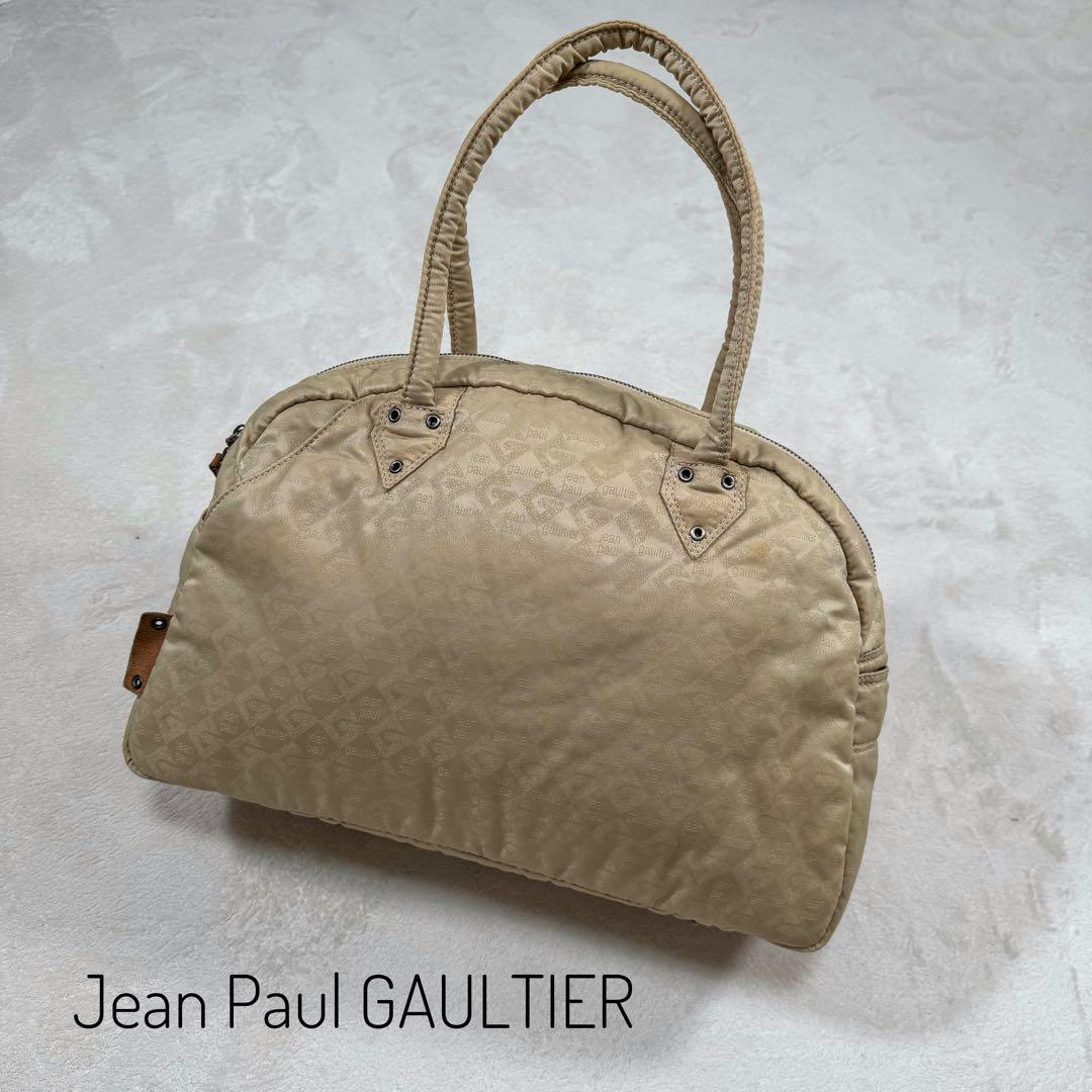 Jean Paul GAULTIER 総柄 ロゴ ボストンバッグ 軽量 - メルカリ