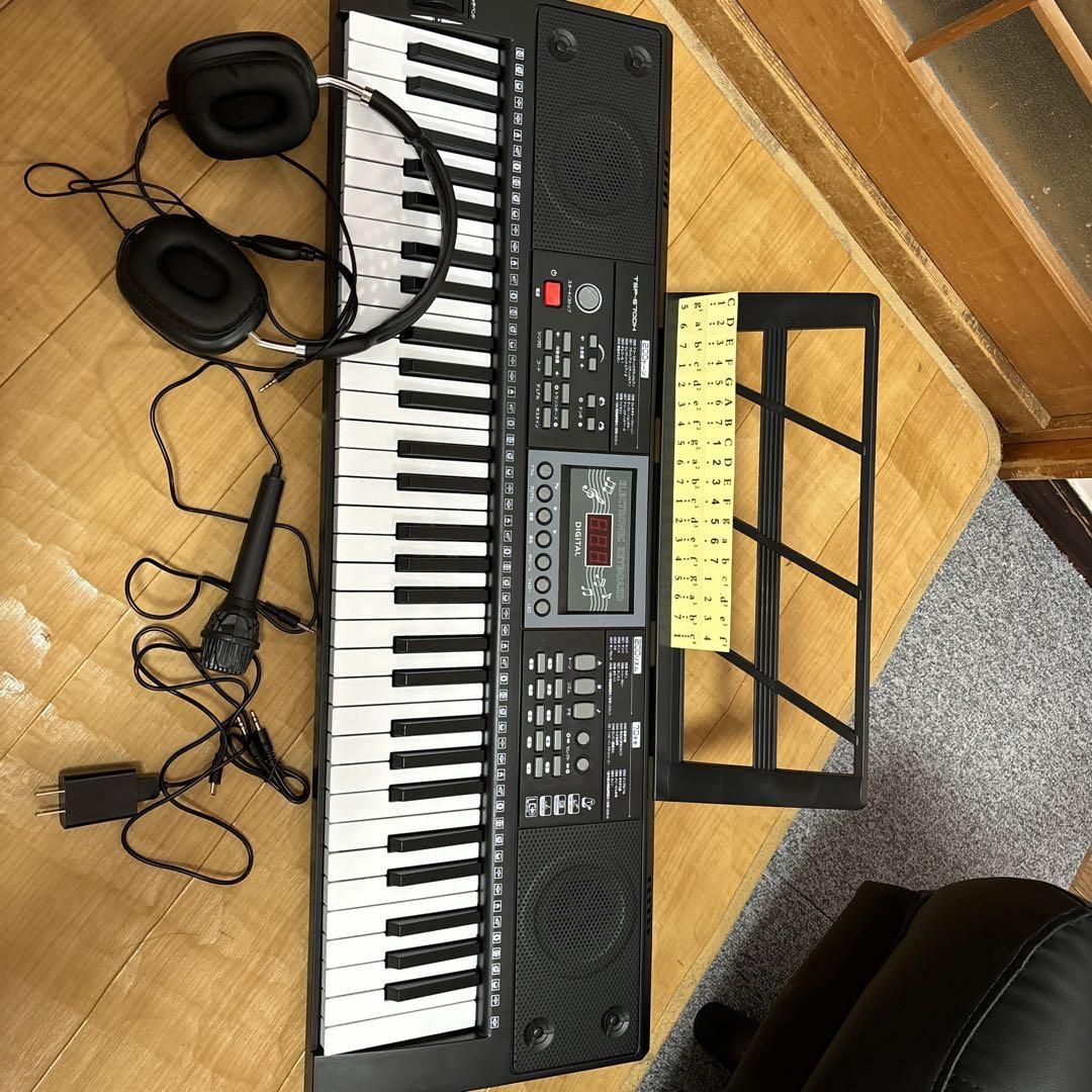 美品　夢グループ電子ピアノ 美品 夢グループ ガイド機能付き 電子ピアノ キーボード TSP