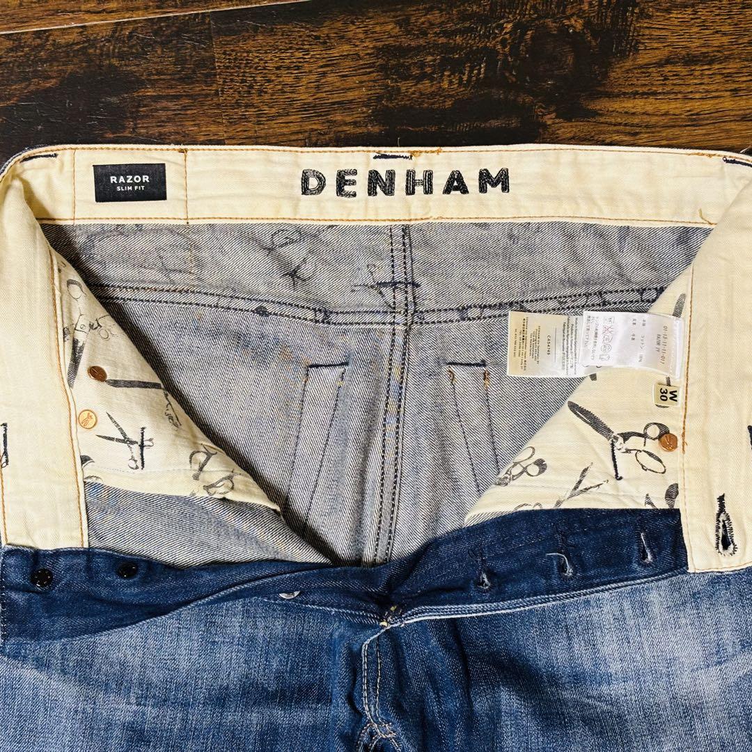 デンハム DENHAM CA54749 razor slim fit デニム