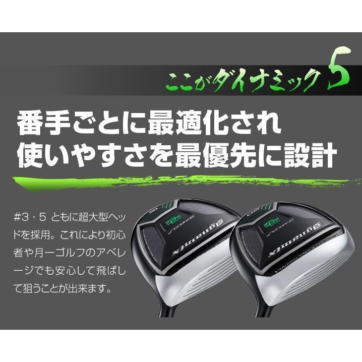 【新品】2本セット ダイナミクスフェアウェイウッド　標準シャフト仕様