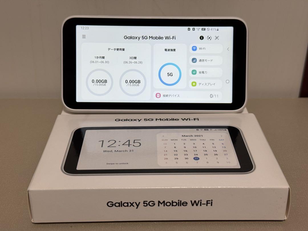 SAMSUNG Galaxy 5G Mobile Wi-Fi SCR01