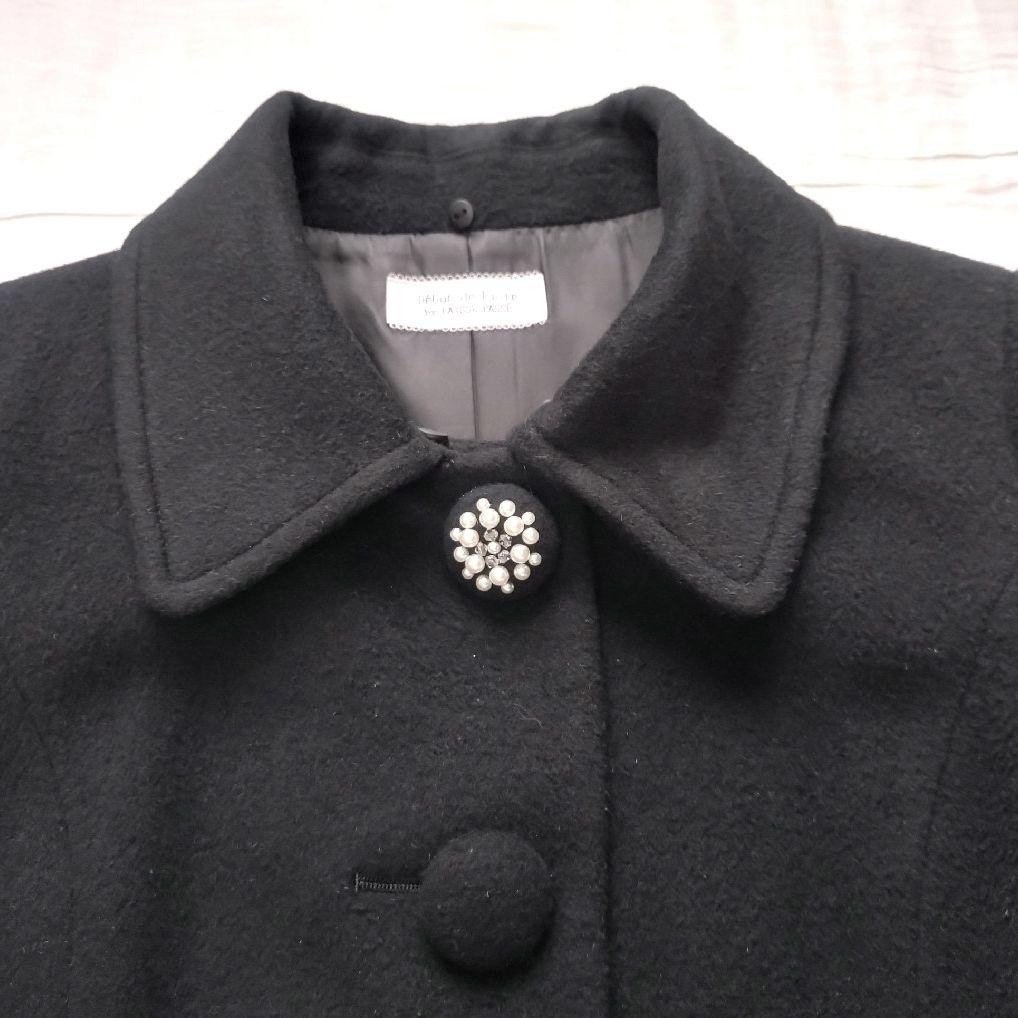 ✨美品✨デビュードフィオレ レッセパッセ コート アンゴラ織 フォックスファー ✨美品✨デビュードフィオレ レッセパッセ コート アンゴラ織 フォックスファー