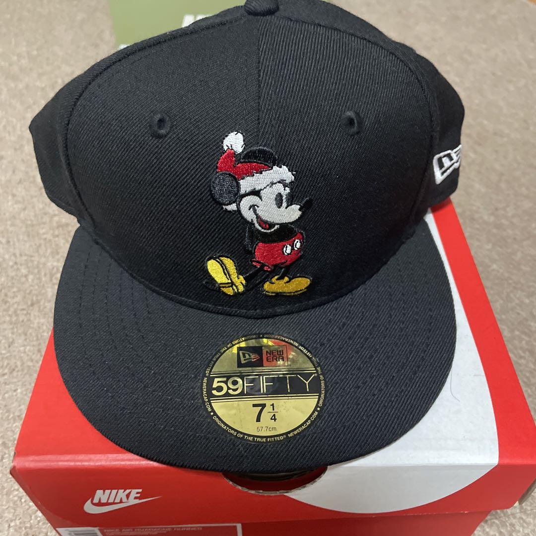 激レア　ディズニー　ミッキーマウス　サンタ　New era cap