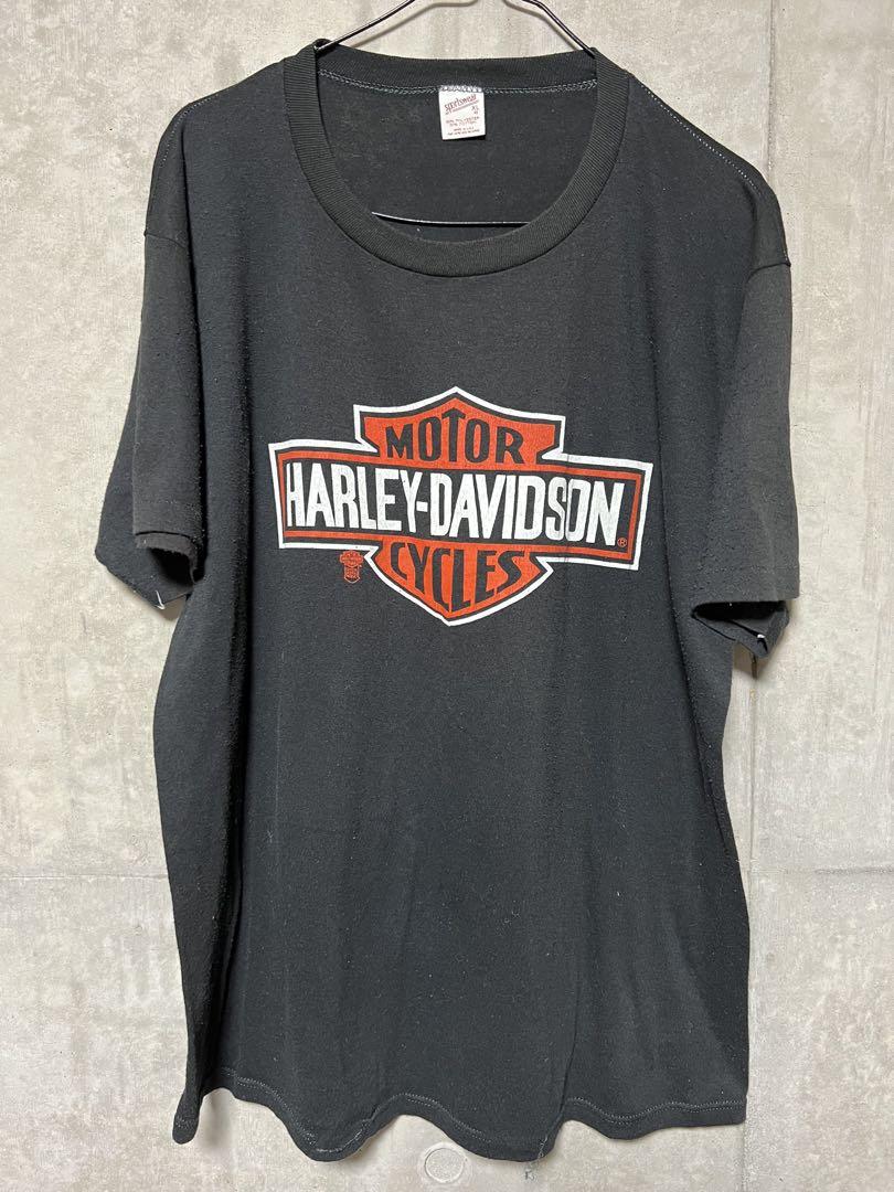 80s HARLEY DAVIDSON Tシャツ 両面 39-8-120 80s ヴィンテージ HARLEY DAVIDSON 両面 Tシャツ ハーレー トップス