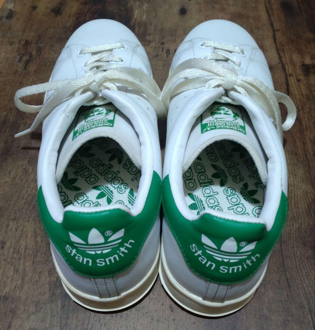 【美品】スタンスミス80S 復刻 本革 型番912305 ホワイト×グリーン 画像2