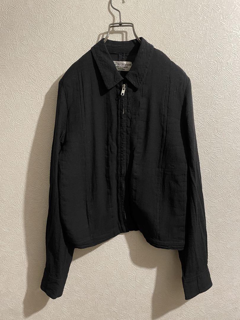 COMME des GARCONS レオパード ファー 縮絨 ジャケット